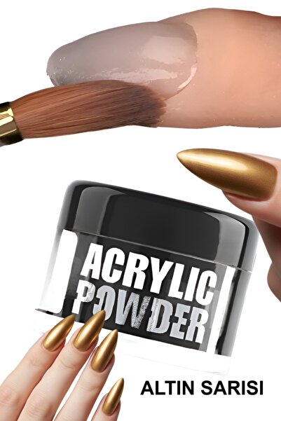 xolo Akrilik Powder Açık Altın Sarısı 305 Protez Tırnak Tozu – Profesyonel Na...