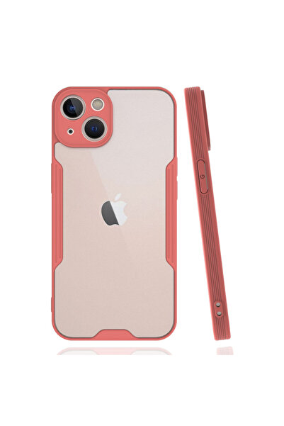 NewFace حافظة آيفون 14 بلس بلاتينيوم سيليكون - وردي