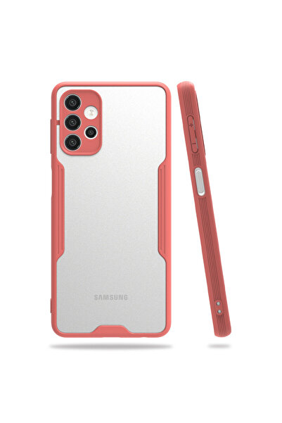 NewFace حافظة سامسونج جالاكسي A72 سيليكون بلاتينيوم - وردي