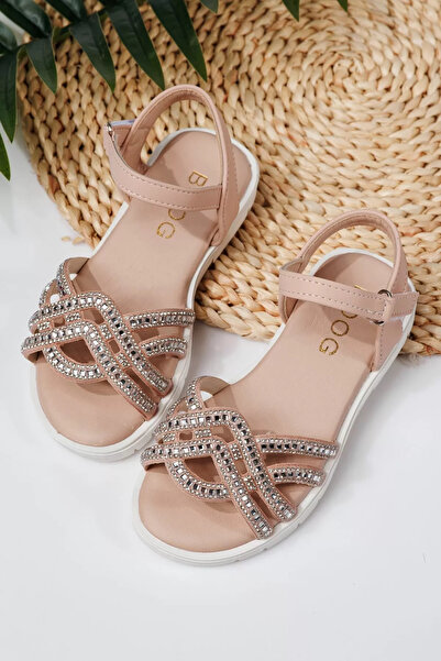 Zaira Sandale fete roz din piele ecologica Alegria2 #21884 - 35