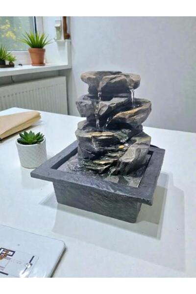 GENERAL Decorative Water Fountain with Natural Rock Design