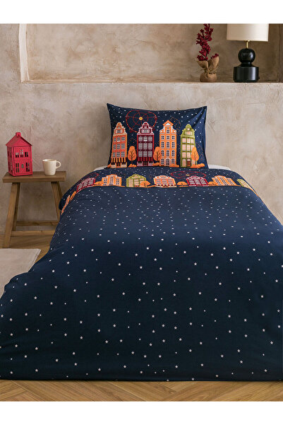 LC Waikiki New Year Themed Single Duvet Cover Set