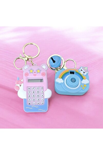 TGB Mini Projeksiyonlu Fotoğraf Makinesi GÖKKUŞAĞI ve Unicorn Mini Hesap Maki...