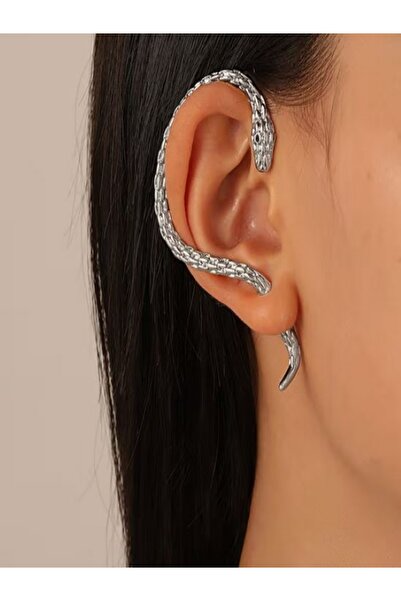 Alyas Aksesuar أقراط على شكل ثعبان بتصميم عتيق - اختر للجانب الأيمن أو الأيسر...