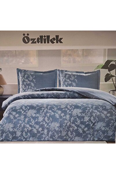 Özdilek Ranforce Double Duvet Cover Set Barocco Blue