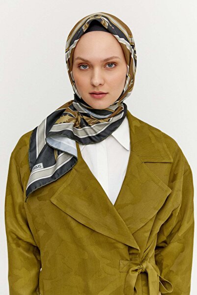 Setrms Geometrik Motifli Eşarp