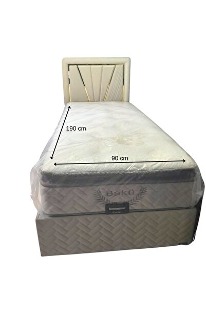 AYDINEV 90*190 BAKÜ BAZA YATAK BAŞLIK SETİ