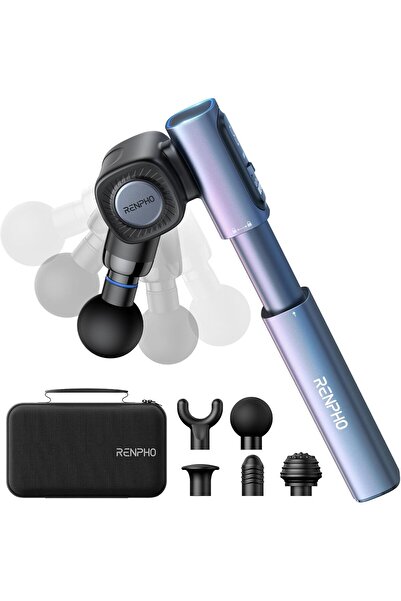 RENPHO مسدس تدليك بزوايا قابلة للتعديل ومقبض تمديد