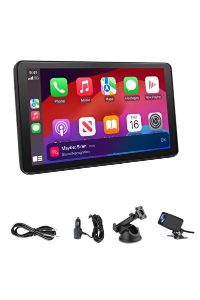 NAVI-ABC Player universal Carplay și Android Auto de 9 inch + cameră spate