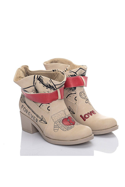 Streetfly Cizme multicolore pentru femei cu tematică de Ziua Îndrăgostiților