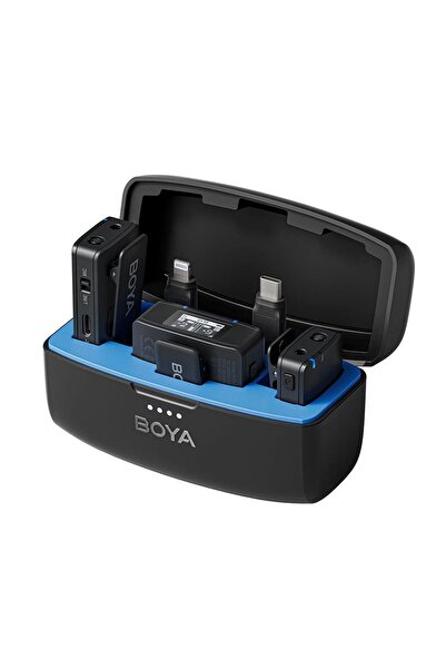 BOYA Boyamic All-in-One Kablosuz İkili Kayıt Yaka Mikrofonu