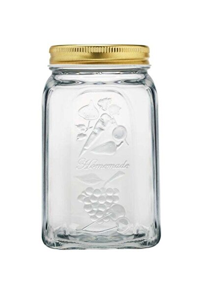 Pasabache Pasabahce Jar Clear/Gold 1Liters