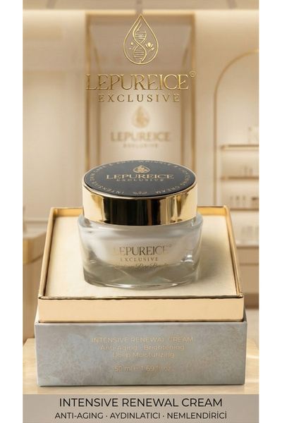 LEPUREICE Exclusive Intensive Renewal Cream – Anti-Aging Aydınlatıcı Nemlendirici Yüz Kremi