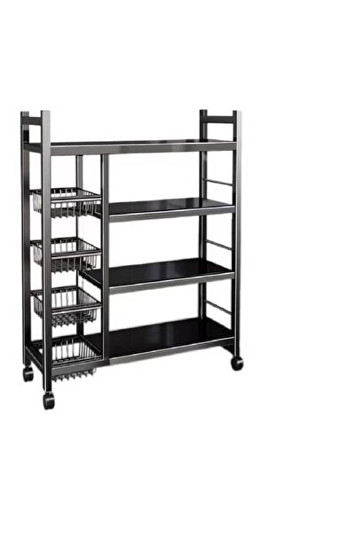 NKX Floor-standing kitchen rack four layers 90cm3 mesh + 4 boards Floor-stand...