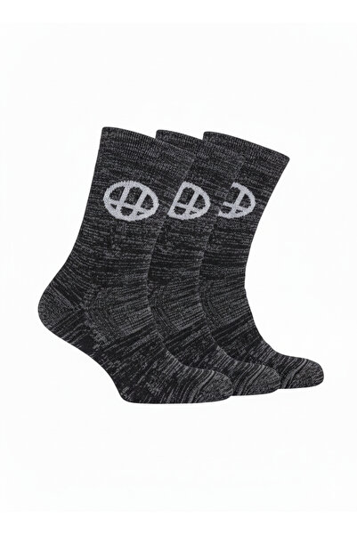 OIL COMPANY Unisex 3-Pack High Protection Moisture Absorbing Thermal Wool Soc...