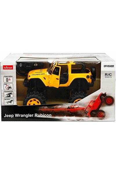 Rastar Jeep Wrangler Rubicon Uzaktan Kumandalı Araba 1/14 Sarı