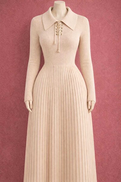 ZMODA SOFT Women's Shirt Collar Long Sleeve Anti-Pilling Knitted Flared Vinta...