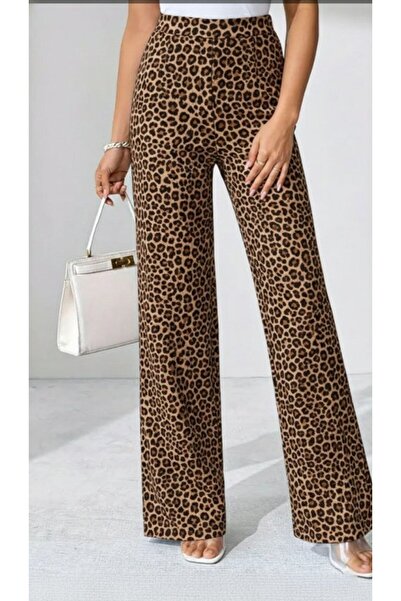 soonaksesuar Women's High Waist Wide Leg Diving Pants