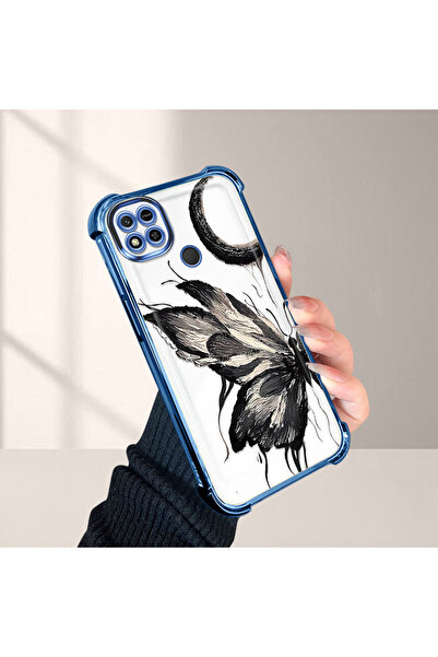 Hontinga حافظة هاتف شفافة من السيليكون متوافقة مع هاتف Xiaomi Redmi 10A ومضاد...