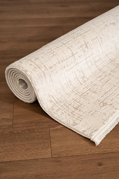 Palmi CT002A Beige Carpet Embossed Pattern Acrylic Carpet Powdered Living Room Carpet Bedroom Carpet Corridor