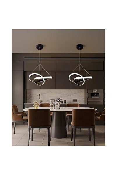 LEDZONE LED Chandelier 28W 3-Function Black LZ9331