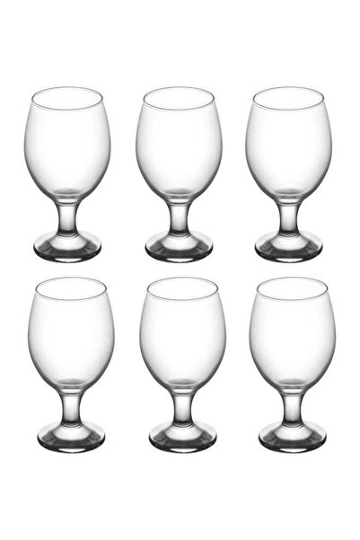LAV 6-Piece Misket Glass Set Clear 400ml