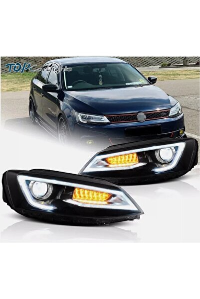 X POWER TUNİNG VW JETTA 2011-2012-2013-2014 MK6 AUDİ DİZAYN LEDLİ ÖN FAR