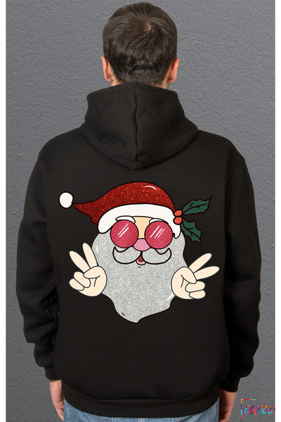 Bumeta سويت شيرت سانتا نويل بابا بيس للجنسين بغطاء رأس هوديي