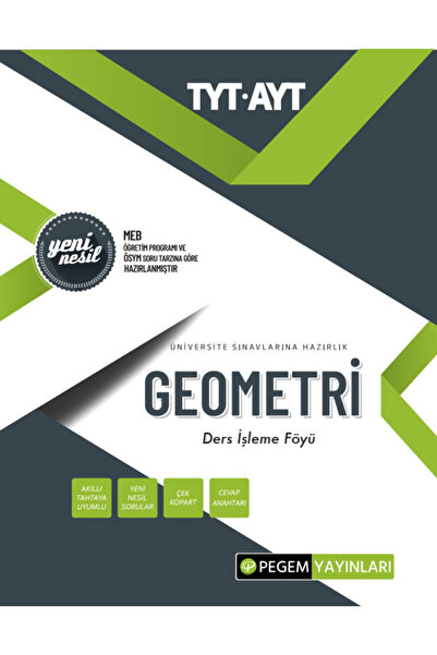 Pegem Akademi Yayıncılık TYT-AYT Geometri Ders İşleme Föyü -