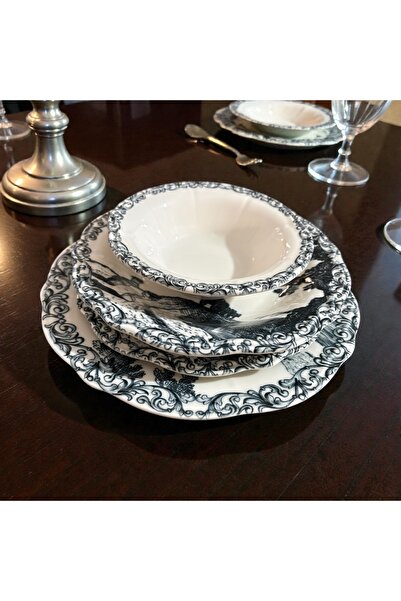 PORSER Noirden Fulya Yemek Takımı 24 Parça