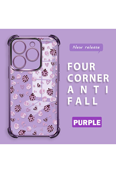 ucuc حافظة حماية من السيليكون الشفاف المتوافقة مع Tecno Spark 20/20C بأنماط ا...