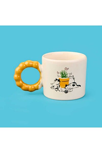 Evidea Kitchen Love Cat Kupa - Renkli - 270 ml