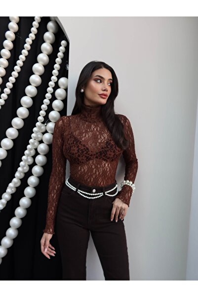 ESRAHELVACI Lace Transparent Blouse