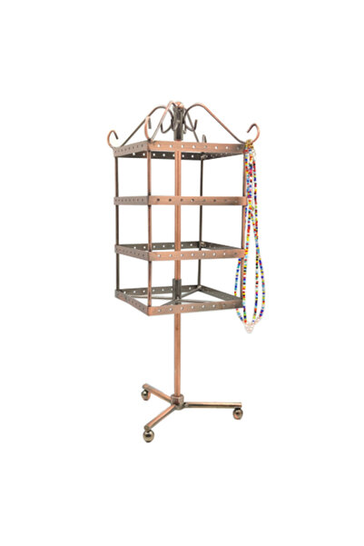 Cufarul cu margele Square rotating earring holder with 128 holes