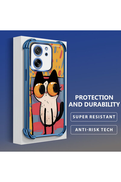 ucuc حافظة واقية من السيليكون الشفاف المتوافقة مع Xiaomi Mi 13T Pro/Mi 13T بأ...