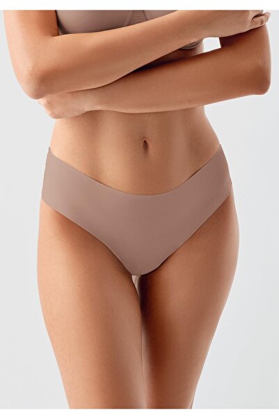 C&City Non-Slip Waist Laser Slip Panties C19203 Cappucino