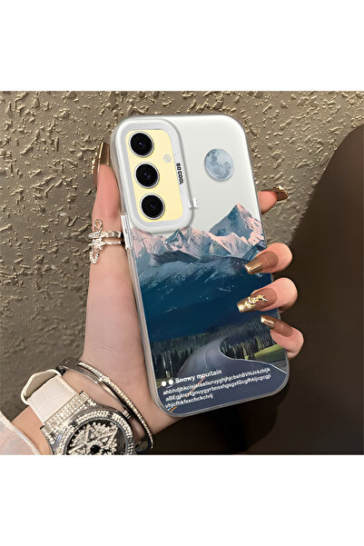 ucuc حافظة سيليكون متوافقة مع هاتف سامسونج جالاكسي S24 Fe ذات حافة صلبة ومضاد...