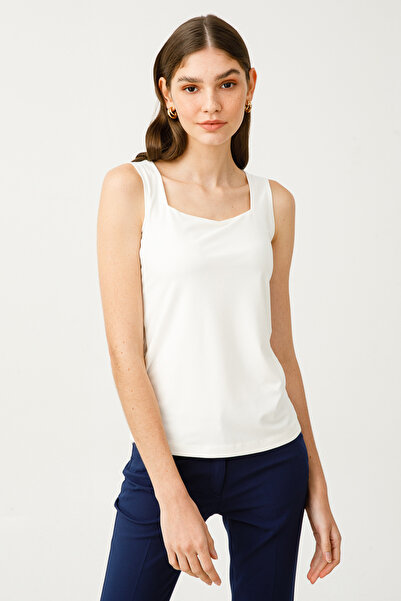 On Fashion Meriva Square Necklined Bluz