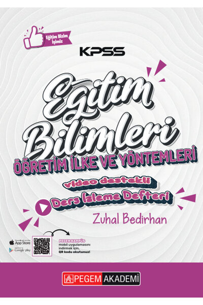 Pegem Akademi Yayıncılık KPSS Eğitim Bilimleri Öğretim İlke ve Yöntemleri Der...