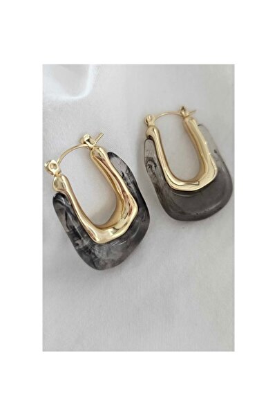 deluxe takı ve giyim أقراط من الحجر الطبيعي على شكل عظمة