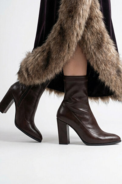 Les Chatelets Cizme de damă din piele artificială cu toc de 9 cm din seria Él...