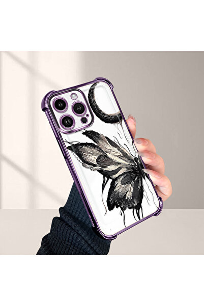 Hontinga حافظة هاتف شفافة متوافقة مع هاتف iPhone 14 Pro Max مصنوعة من السيليك...