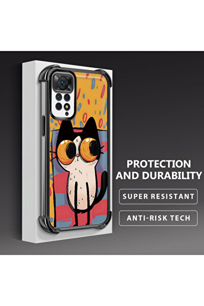 ucuc حافظة واقية من السيليكون الشفاف المتوافقة مع هاتف Xiaomi Redmi Note 11 P...