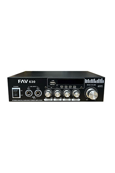 FAV FAV630 2X40 WATT STEREO BLUETOOTH/SD/USB ODA AMFİSİ