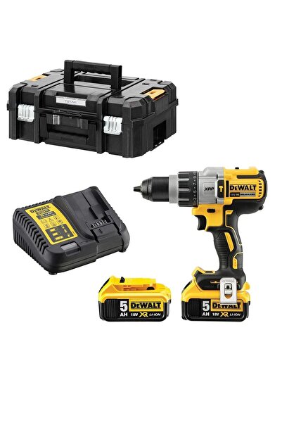 Dewalt 18V 5.0 Ah Li-ion Çift Akülü Kömürsüz Profesyonel Darbeli Matkap DCD996P2-QW