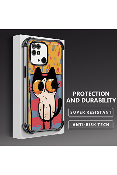 ucuc حافظة حماية من السيليكون الشفاف المتوافقة مع هاتف Xiaomi Redmi 10C بأنما...