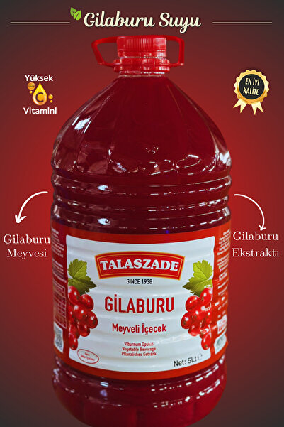 kayseri pazarı gilaburu Talaszade Gilaburu Suyu 5 LİTRE