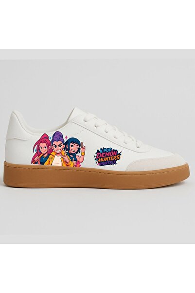 archiepet Lightweight Flexible Demon Hunters Printed Children's Sports Shoes with Rubber Soles