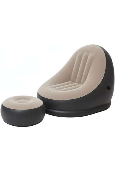 Generic Inflatable Sofa Chair with Ottoman Footrest