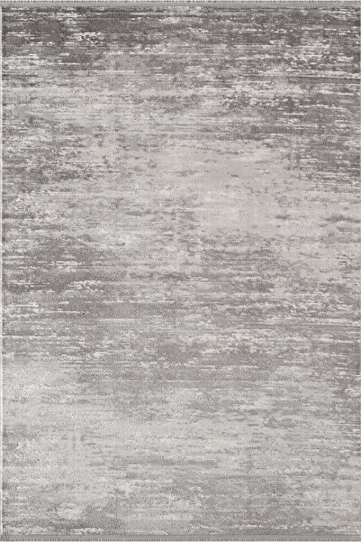 Cotto Home Noval CT014A Gri Halı Modern Desen Pamuk Taban Akrilik Tozuaz Salo...